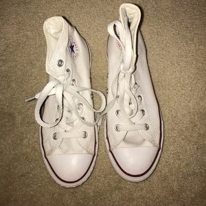 White Hugh Top Converse